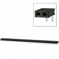 Sullins Connector Solutions - PPTC341LGBN - CONN FEMALE 34POS .100" R/A TIN