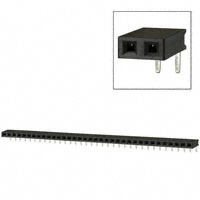 Sullins Connector Solutions - PPTC351LGBN - CONN FEMALE 35POS .100" R/A TIN