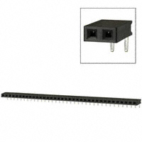 Sullins Connector Solutions - PPTC361LGBN-RC - CONN FEMALE 36POS .100" R/A TIN