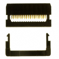 Sullins Connector Solutions - SFH213-PPPN-D08-ID-BK-M181 - CONN RECEPT 16POS 2MM IDT GOLD