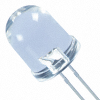 SunLED - XLFBB01W - LED BLUE CLEAR 10MM ROUND T/H