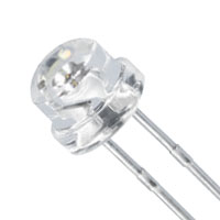 SunLED - XLM2CRK169W - LED RED CLEAR 4.8MM ROUND T/H