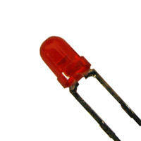 SunLED - XLM2MR11D - LED RED DIFF 3MM ROUND T/H