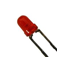 SunLED - XLMDK11D - LED RED DIFF 3MM ROUND T/H