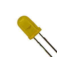 SunLED - XLMYK12D - LED YELLOW DIFF 5MM ROUND T/H