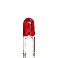 SunLED - XLUR11D - LED RED DIFF 3MM ROUND T/H