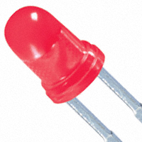 SunLED - XLUR65D - LED RED DIFF 3MM ROUND T/H
