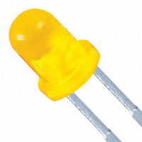 SunLED - XLUY34D - LED YELLOW DIFF 3MM ROUND T/H