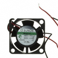 Sunon Fans - GM0502PFV1-8.GN - FAN AXIAL 25X10MM VAPO 5VDC WIRE