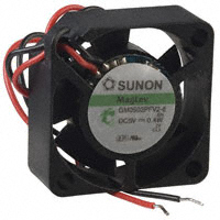 Sunon Fans - GM0502PFV2-8.GN - FAN AXIAL 25X10MM VAPO 5VDC WIRE
