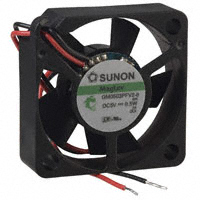 Sunon Fans - GM0503PFV2-8.GN - FAN AXIAL 30X10MM VAPO 5VDC WIRE