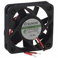 Sunon Fans - KDE0504PFV2.11.MS.A.GN - FAN AXIAL 40X10MM VAPO 5VDC WIRE