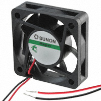 Sunon Fans - MB50151V1-000U-A99 - FAN AXIAL 50X15MM 12VDC WIRE