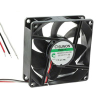 Sunon Fans - ME80251V1-000U-F99 - FAN AXIAL 80X25MM 12VDC WIRE