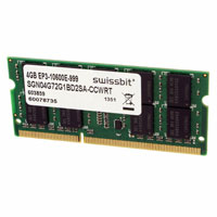 Swissbit - SGN04G72G1BD2SA-CCWRT - MODULE DDR3 SDRAM 4GB 204SOUDIMM
