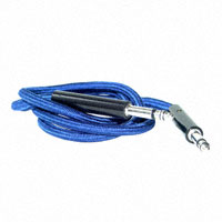 Switchcraft Inc. - 20QF20N6 - PATCHCORD 1/4" PHONE 3' BLUE