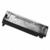 Switchcraft Inc. - P286302 - COVER FOR R/A RTT JACK SNGL BLK