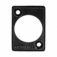 Switchcraft Inc. - YEF02 - CONN ESCUTCHEONS PLASTIC BLACK