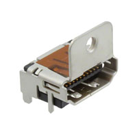 TE Connectivity AMP Connectors - 1-1747981-5 - CONN RECPT HDMI SMT R/A W/FLNG