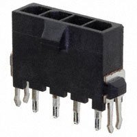TE Connectivity AMP Connectors - 1445051-4 - CONN HEADER 4POS VERT TIN T/H