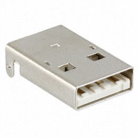 TE Connectivity AMP Connectors - 1734028-1 - CONN USB PLUG R/A SMD NATURAL