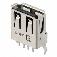 TE Connectivity AMP Connectors - 1734085-1 - CONN RCPT USB TYPE A PCB VERT