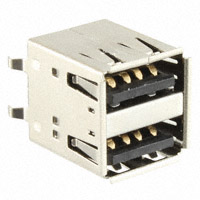 TE Connectivity AMP Connectors - 1775066-1 - CONN RCPT USB TYPE A VERT DBL