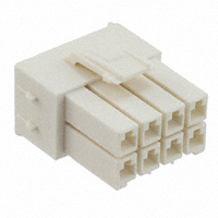 TE Connectivity AMP Connectors - 1971598-1 - POWER DBL LOCK PLUG HSG 8P(GWT