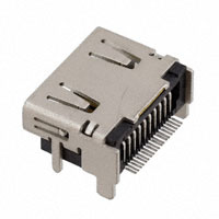 TE Connectivity AMP Connectors - 2069486-1 - HDMI REC SMT W/O FLANGE