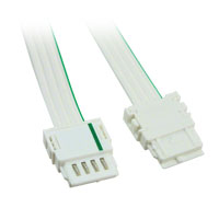 TE Connectivity AMP Connectors - 2154172-4 - CABLE ASSY STL-STR GREEN 300MM
