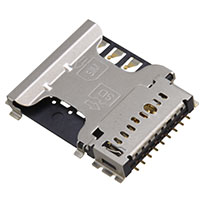 TE Connectivity AMP Connectors - 2199003-2 - MICRO SIM-SD DUAL CONN 2.5H PUSH