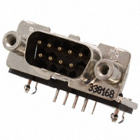 TE Connectivity AMP Connectors - 3-338168-2 - CONN D-SUB PLUG 9POS R/A SOLDER