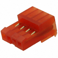 TE Connectivity AMP Connectors - 3-641190-4 - CONN RCPT 4POS 22AWG .100 RED