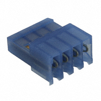 TE Connectivity AMP Connectors - 3-641192-4 - CONN RCPT 4POS 26AWG .100 BLUE