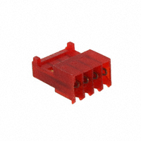TE Connectivity AMP Connectors - 3-644042-4 - CONN RCPT 4POS 22AWG .100 RED
