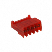 TE Connectivity AMP Connectors - 3-644042-5 - CONN RCPT 5POS 22AWG .100 RED