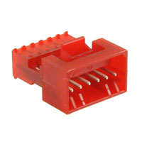 TE Connectivity AMP Connectors - 3-647000-6 - CONN RCPT 6POS 22AWG .100 RED