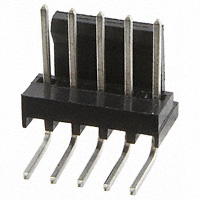 TE Connectivity AMP Connectors - 3-647630-5 - CONN HEADER 5POS R/A TIN .100
