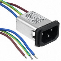 TE Connectivity Corcom Filters - 3-6609006-7 - PWR ENT RCPT IEC320-C14 PNL WIRE