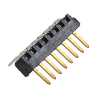 TE Connectivity AMP Connectors - 5-104186-5 - CONN HEADER 8POS R/A GOLD T/H