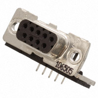 TE Connectivity AMP Connectors - 5-106505-2 - CONN D-SUB RCPT 9POS R/A SOLDER