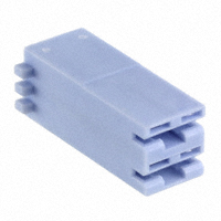 TE Connectivity AMP Connectors - 521204-5 - CONN RCPT HOUSING 0.25 2POS BLUE