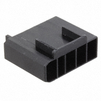 TE Connectivity AMP Connectors - 521498-4 - CONN RCPT HSG 0.25 4POS BLACK