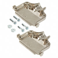 TE Connectivity AMP Connectors - 5747100-3 - CONN BACKSHELL DB37 METAL PLATED
