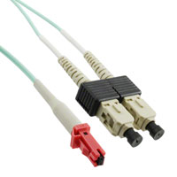 TE Connectivity AMP Connectors - 6754410-3 - CABLE ASSY SC-DUP/MT-RJ 3M RED