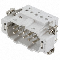 TE Connectivity AMP Connectors - 7-1103636-1 - INSERT MALE 10POS+1GND CLAMP
