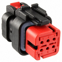 TE Connectivity AMP Connectors - 776531-1 - CONN PLUG ASSY 6POS 18-20AWG RED