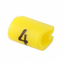 TE Connectivity Raychem Cable Protection - EC0193-000 - MARKER ZTYPE STRT 4 LEGEND YL