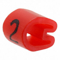 TE Connectivity Raychem Cable Protection - EC0785-000 - MARKER ZTYPE STRT 2 LEGEND RED