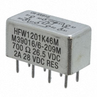 TE Connectivity Aerospace, Defense and Marine - HFW1201G01 - RELAY GEN PURPOSE DPDT 2A 12V